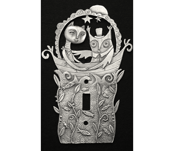 Leandra Drumm - Owl & Pussycat Single Switchplate